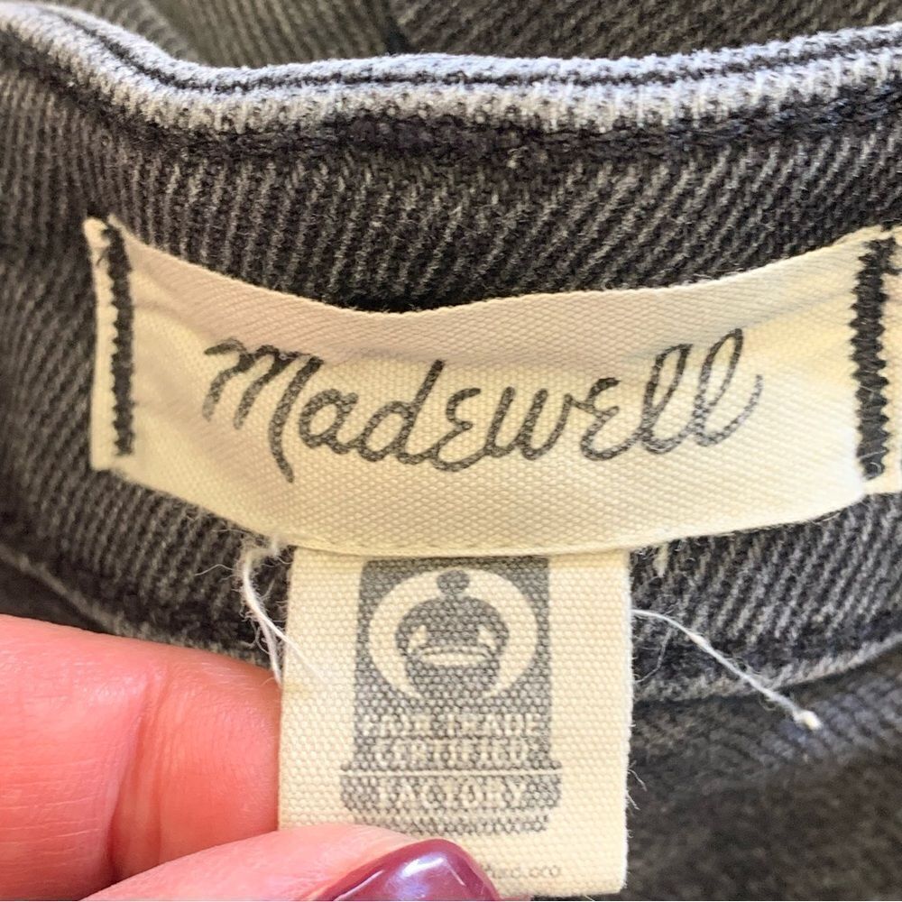 Madewell 10” High Rise Skinny Black Jeans Size 20W - Picture 5 of 10
